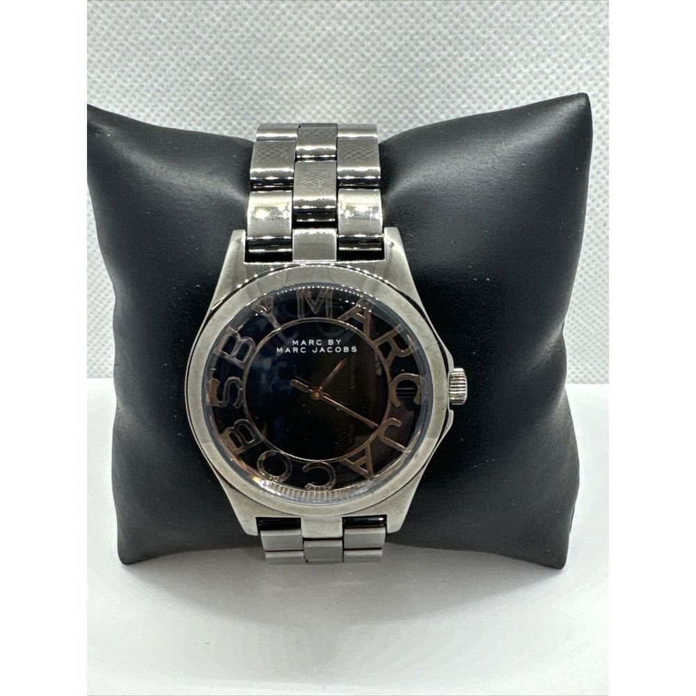 Marc Jacobs MBM3254 Womens Black Stainless Steel Analog Dial Quartz Watch JNA502
